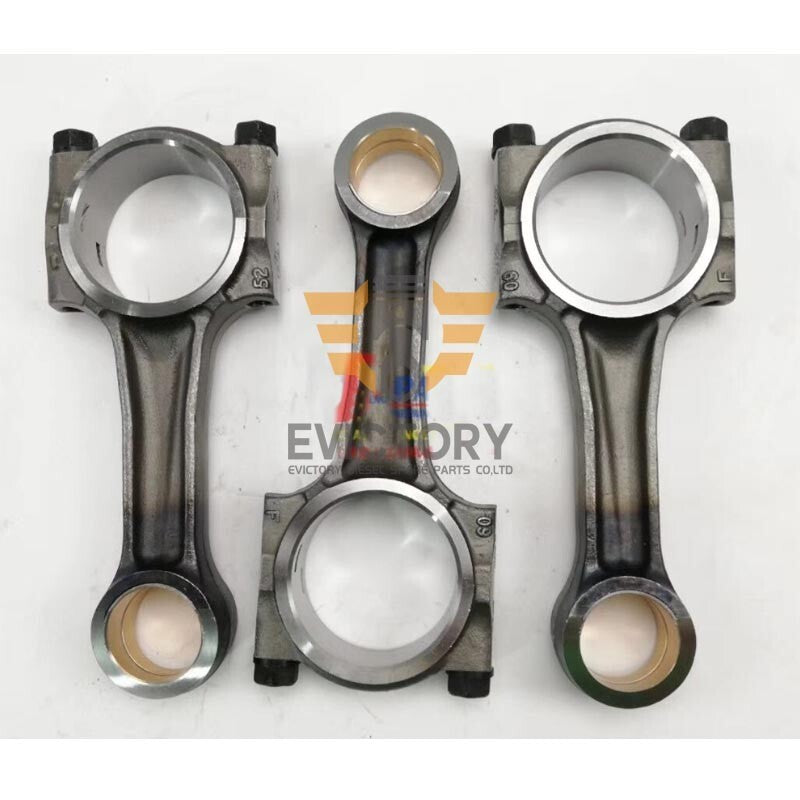 For SHIBAURA N844 rebuild kit N844T N844L N844L-T crankshaft + 4pcs con rod