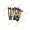 For YANMAR 2TNE66 2TN66E cylinder head bolt 8 pcs Excavator Engine Parts