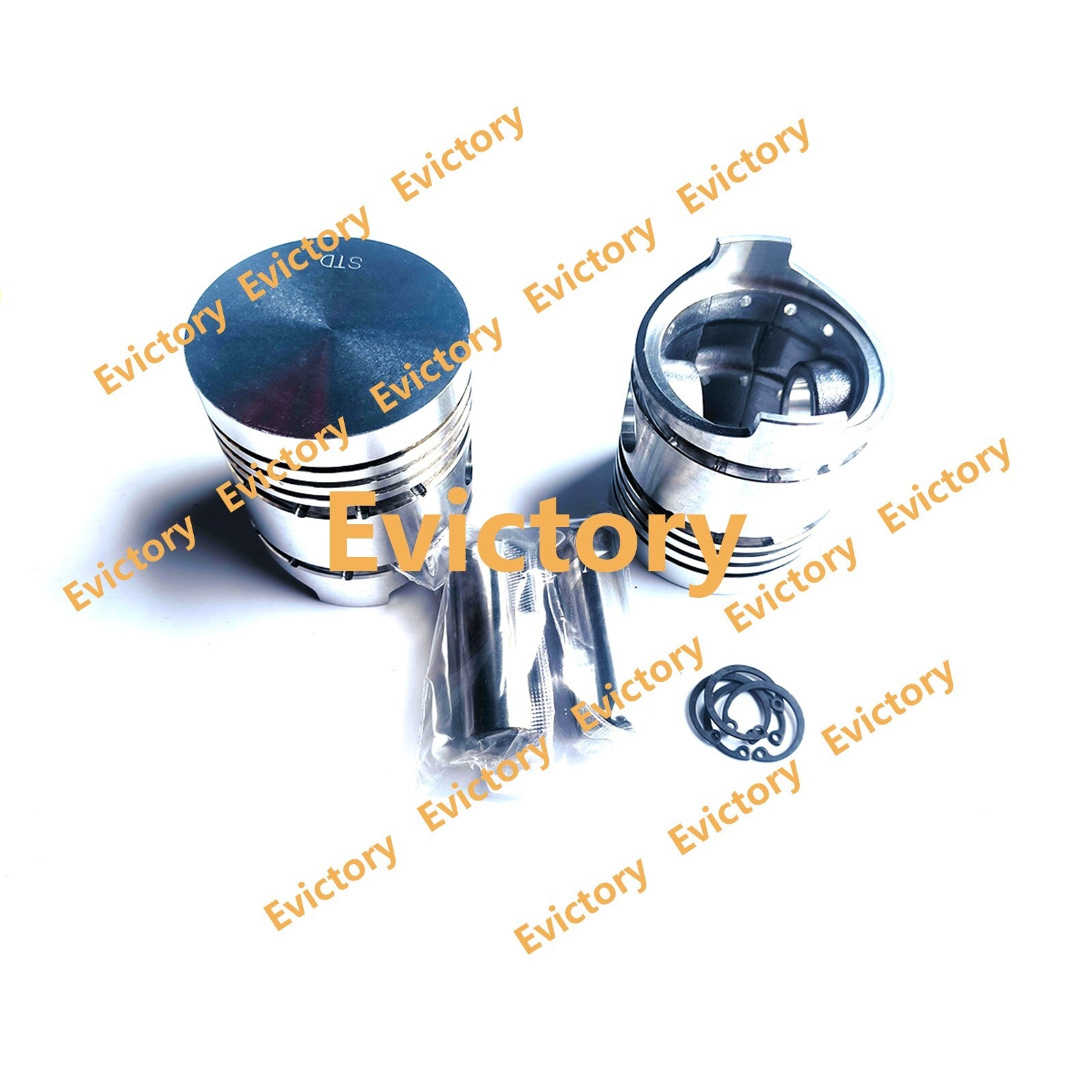 For KUBOTA ZL600 piston ring cylinder head gasket rebuild kit engine parts