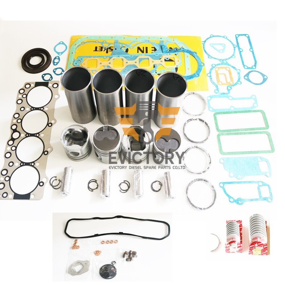 For CUMMINS 4BT3.9 4BT rebuild overhaul kit  EXCAVATOR R130-5 R140-7