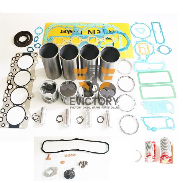 For CUMMINS 4BT3.9 4BT rebuild overhaul kit  EXCAVATOR R130-5 R140-7