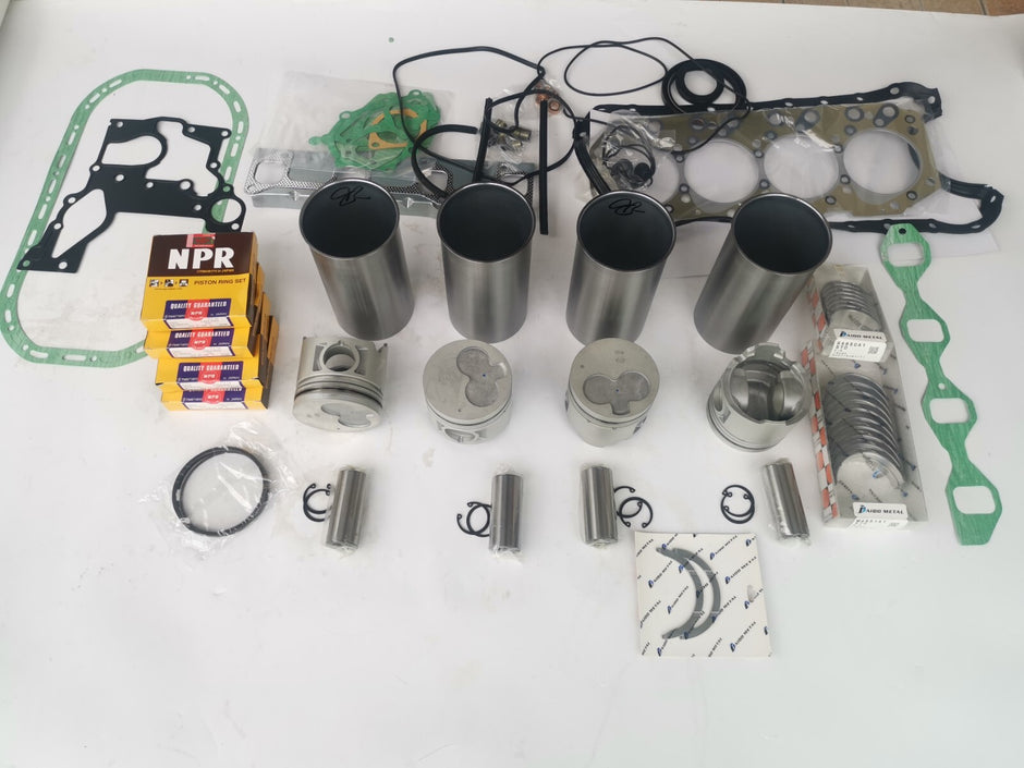 For Shibaura N844 N844T N844-T rebuild kit piston ring cylinder liner gasket brg