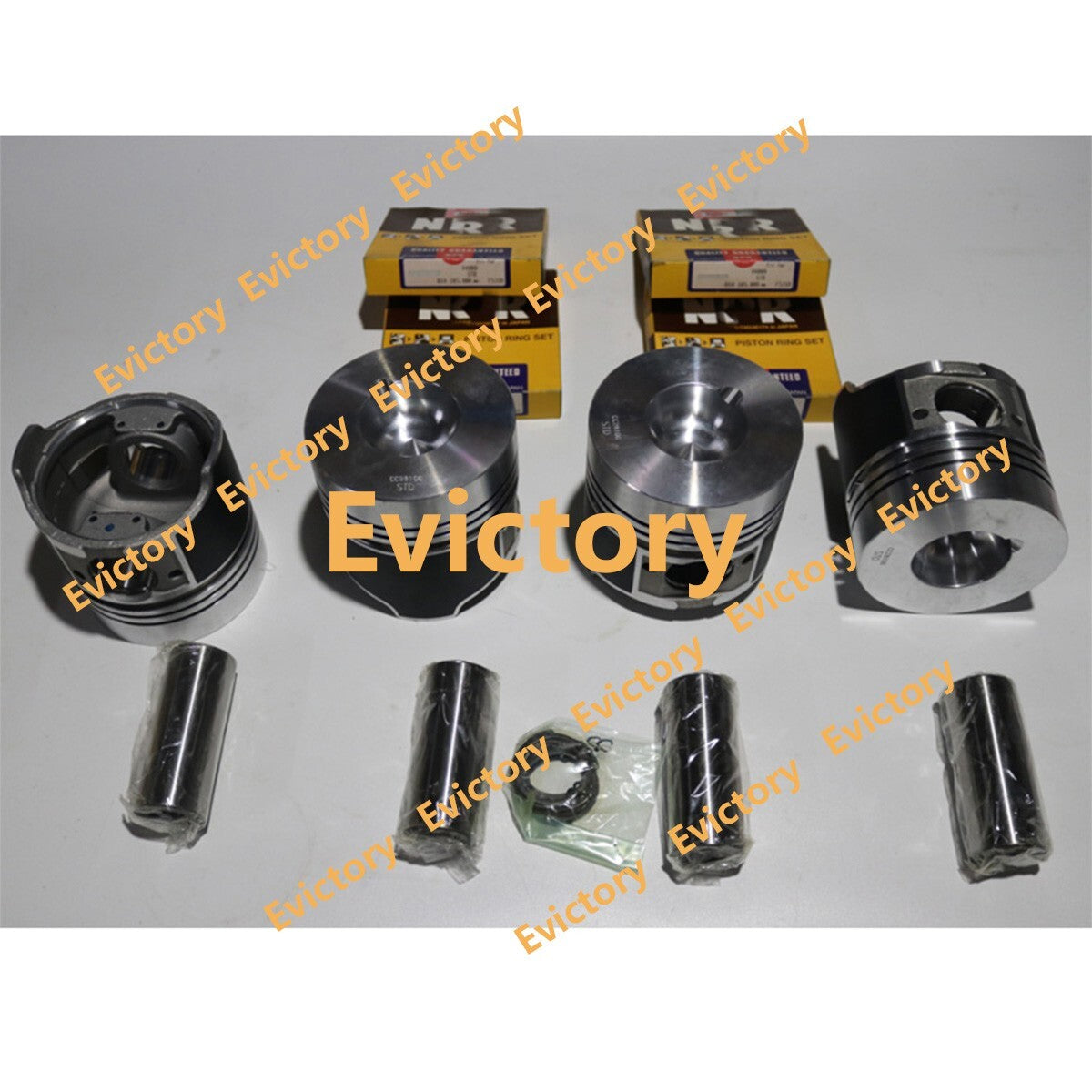 For kubota V4000 overhau kit piston + ring set STD 105mm Engine M7030 M7500