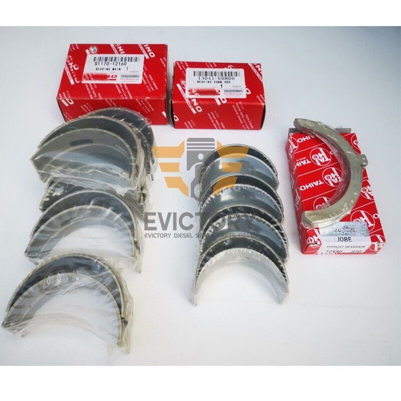 For Hino W04D-T W04DT W04D repair rebuild kit engine bearing + full gasket kit