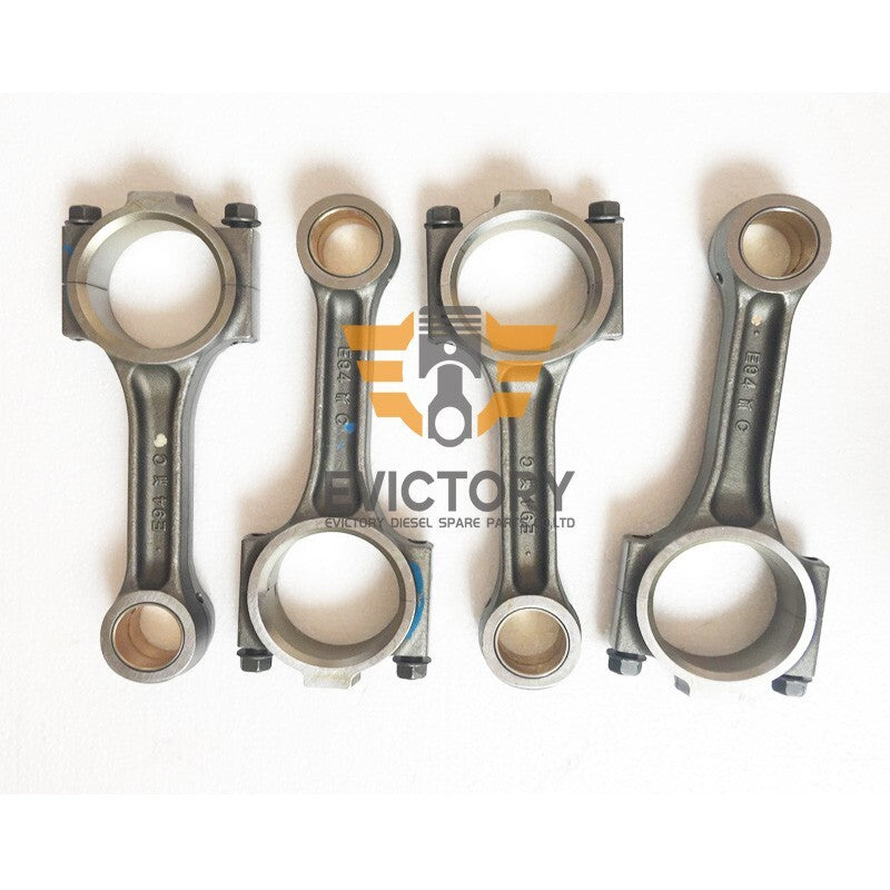4D98E 4TNE98 rebuild overhaul kit + 4pcs conrod For Yanmar Engine Spare Parts
