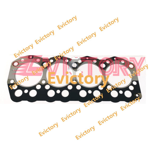 For Mitsubishi excavator K4F overhaul kit + piston ring cylinder head gasket kit