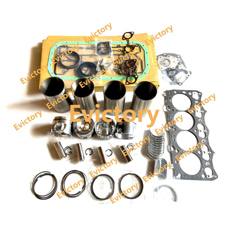 For Isuzu O/H 4LE2 4LE2X rebuild kit + connecting rod EX70-3 ZX75US-3 ZX40U