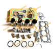 For Isuzu O/H 4LE2 4LE2X rebuild kit + connecting rod EX70-3 ZX75US-3 ZX40U