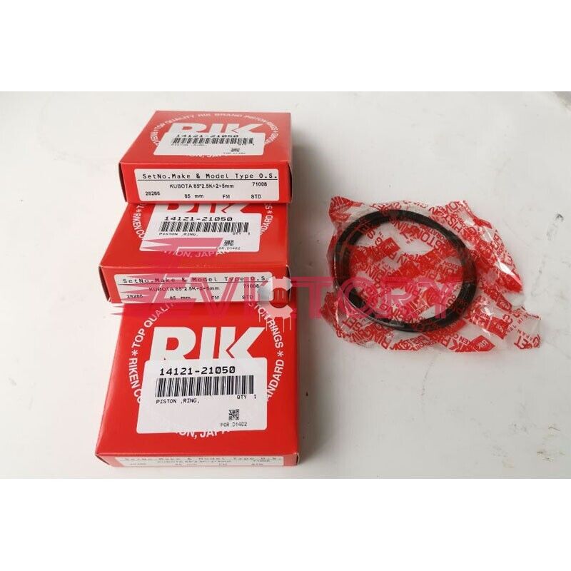 D1402 crankshaft conrod bearing + piston ring For KUBOTA engine parts