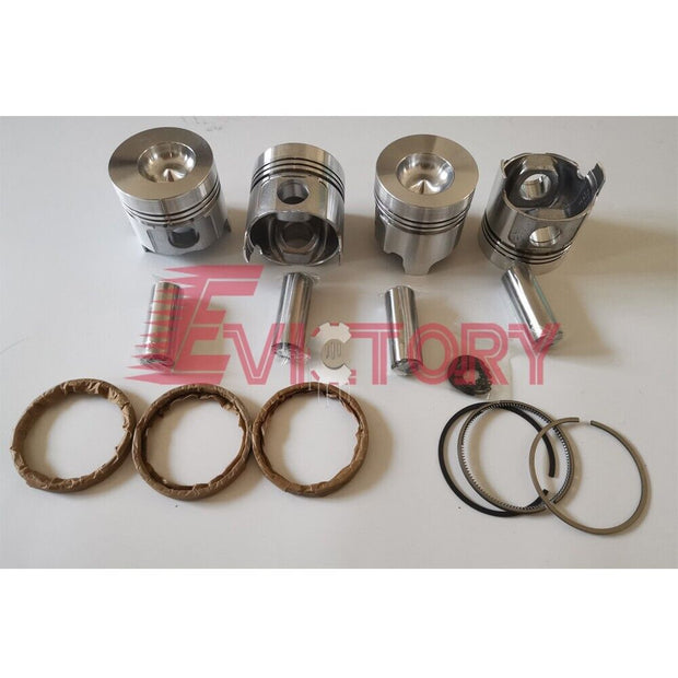 For YANMAR 4D84-3 4D84-2 4D84-1 rebuild kit piston bearing gasket valve guide