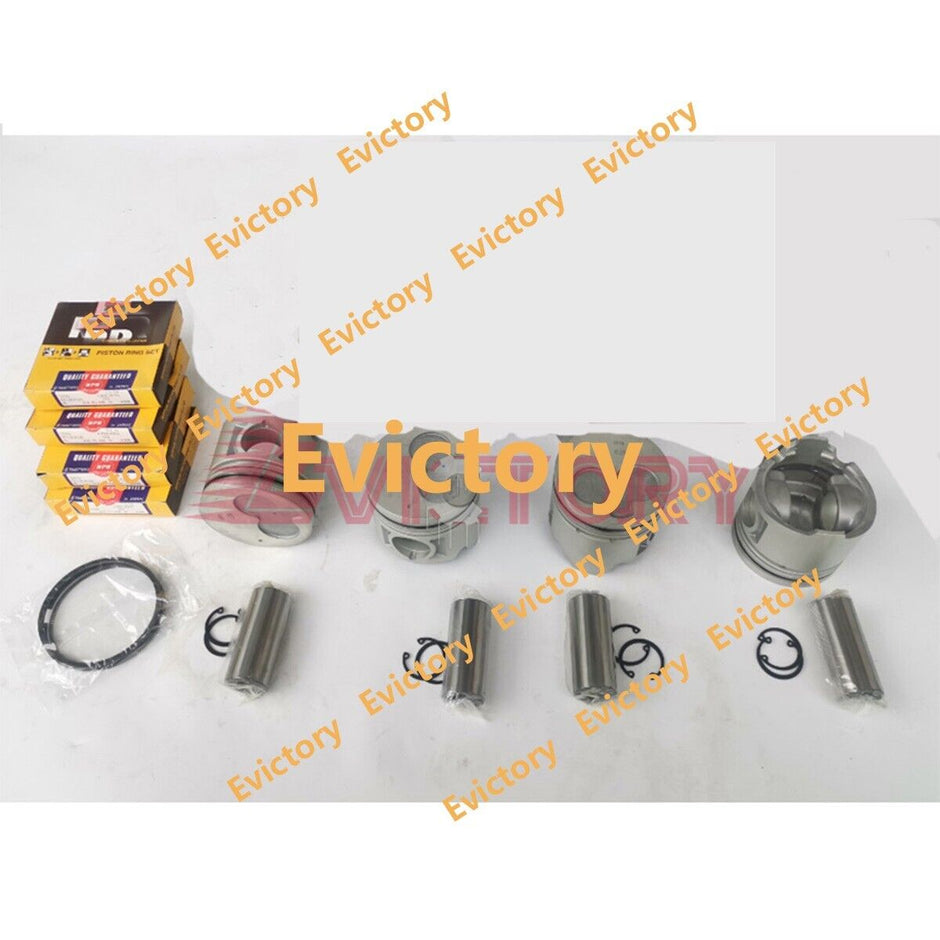 For Isuzu 4JG2-T 4JG2T 4JG2 overhaul kit cylinder head gasket + piston + ring