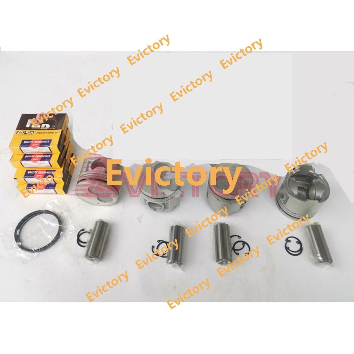 For Isuzu 4JG2-T 4JG2T 4JG2 overhaul kit cylinder head gasket + piston + ring