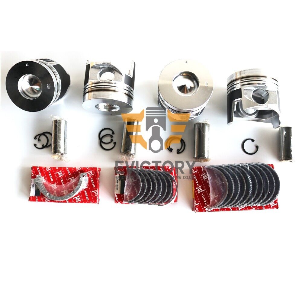 For ISUZU 4HL1 overhaul rebuild kit piston + ring + engine bearing gasket head
