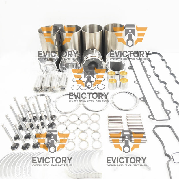 Doosan D24 Engine Overhaul rebuild kit piston ring liner gasket valve For Bobcat