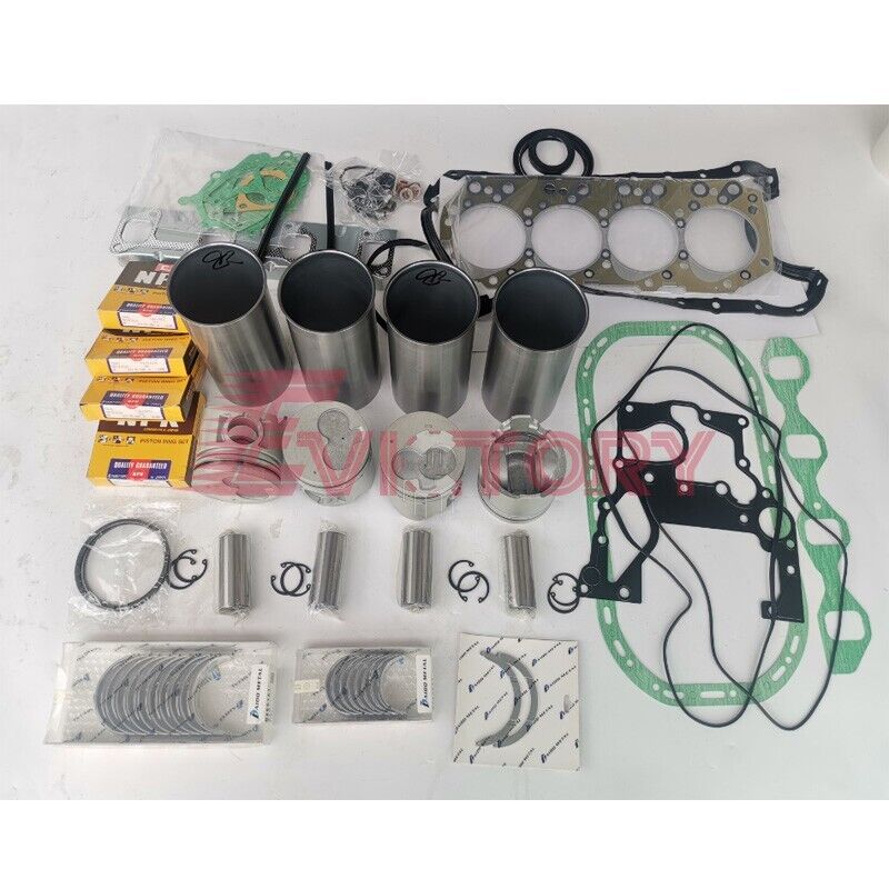 For forklift Isuzu 4JG2 overhaul rebuild kit Piston ring liner gasket bearing
