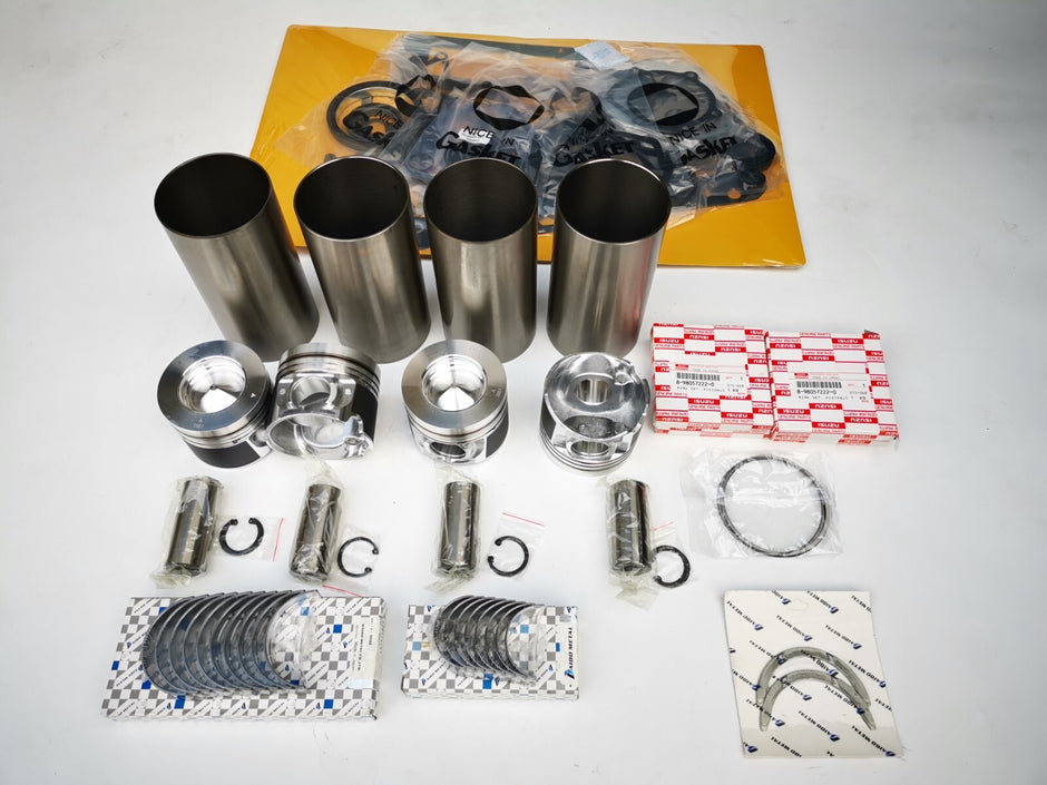 For Isuzu 4JJ1T 4JJ1X 4JJ1-T 4JJ1 overhaul rebuild kit + 1pc connecting rod