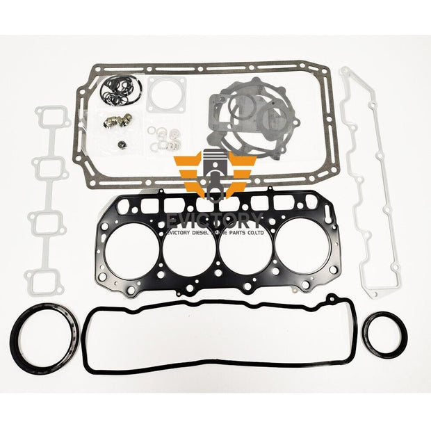 For YANMAR 4D98E 4TNE98 4D94E 4TNE94 cylinder head assy + overhaul gasket kit