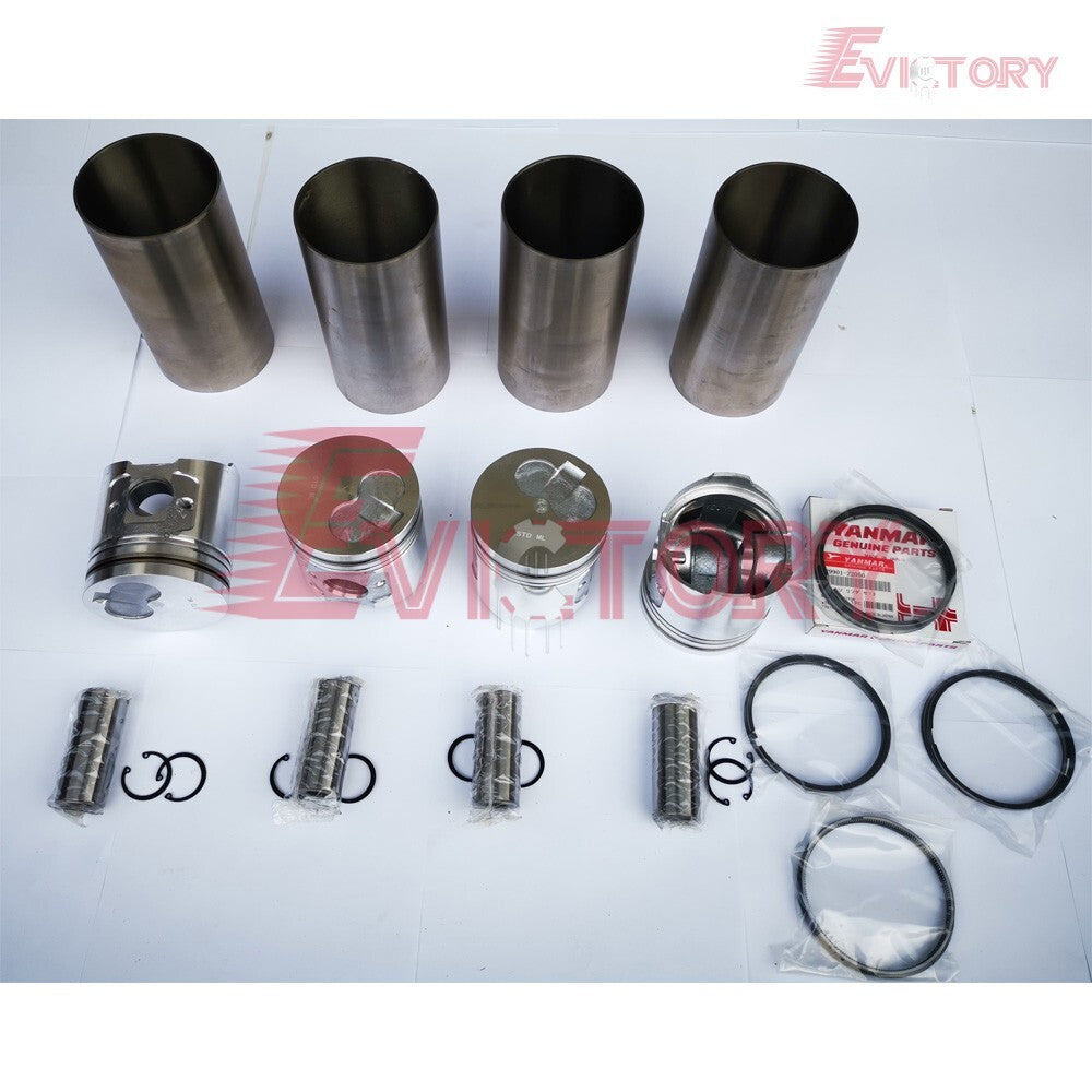 For Yanmar KOMATSU 4TNE98 4D98E rebuild kit overhaul gasket piston bearing
