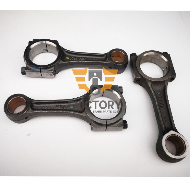 3D88E 3TN88L 3TN88E 3TN88 3TNE88 conrod 3pcs + For Yanmar Engine rebuild kit