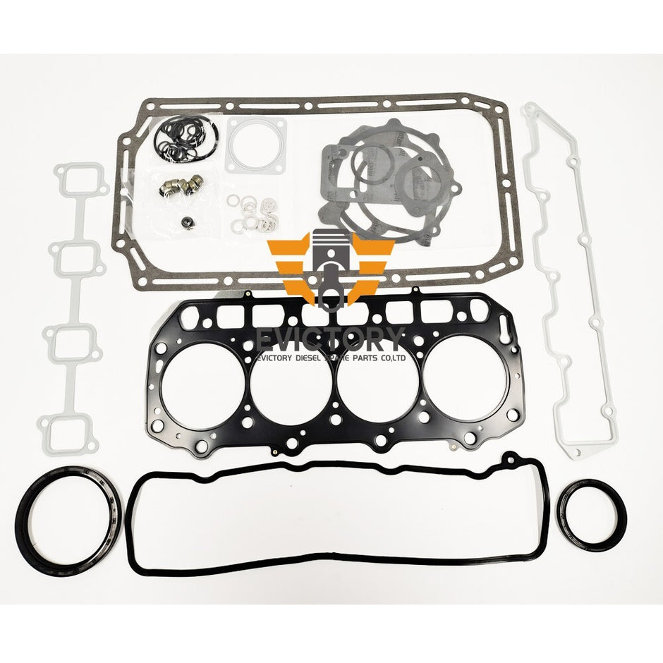 For Yanmar 4D98E 4TNE98 overhaul rebuild kit Piston ring head gasket bearing