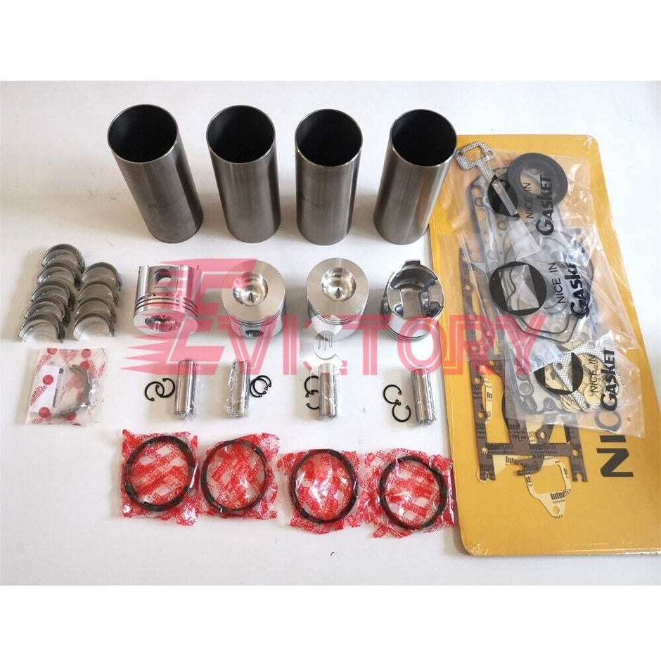 For YANMAR 4D86E 4TN86 4TN86E 4TN86L 4TNE86 rebuild overhaul kit liner set