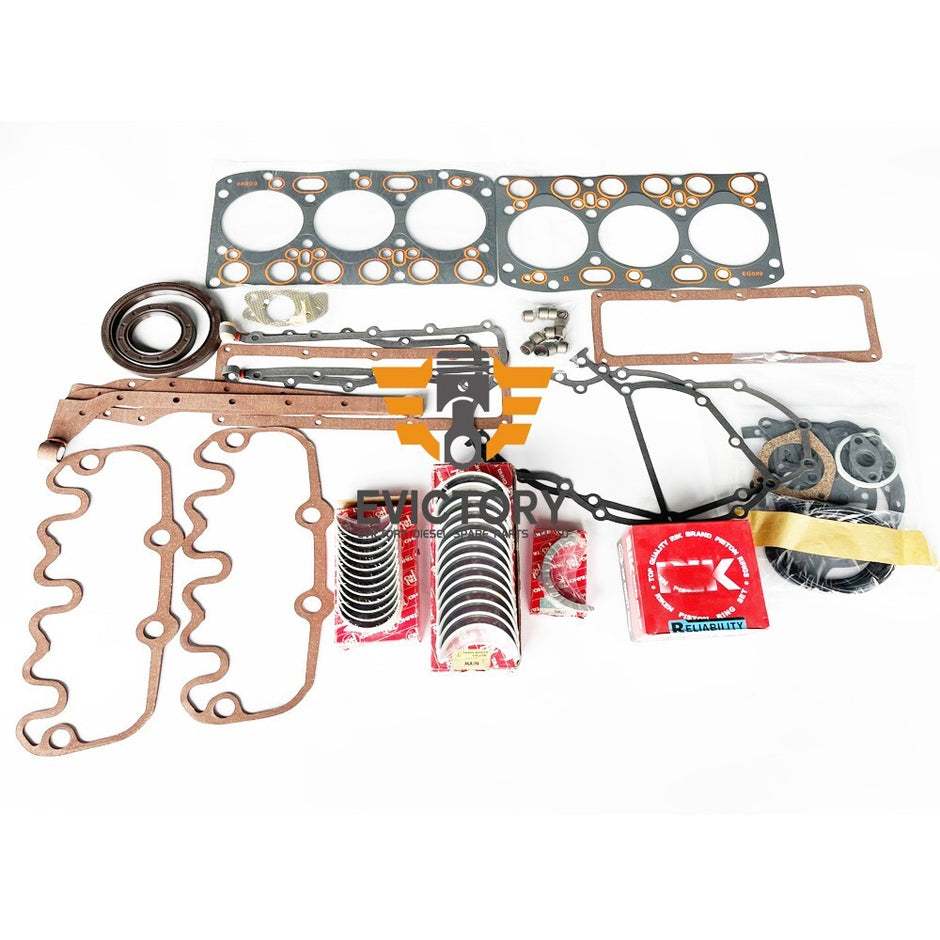 For NISSAN Forklift SD33 SD-33 SD33T Engine OVERHAUL rebuild kit YF03 MF03 FD006