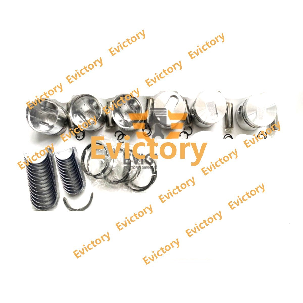 S6E S6E2 S6E-2 Engine rebuild overhaul kit for Mitsubishi piston bearing gasket