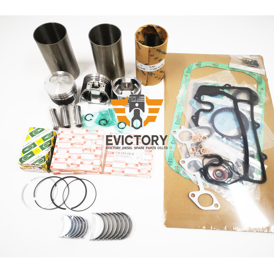 For ISUZU 3LB1 rebuild kit 3LB1 full gasket kit engine bearing piston ring liner