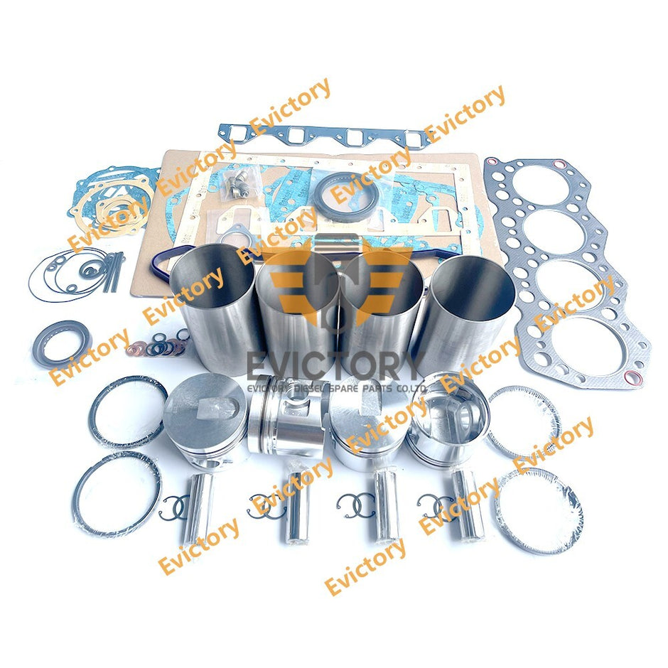 For Mitsubishi S4E S4E2 rebuild overhaul kit piston valves liner gasket bearing