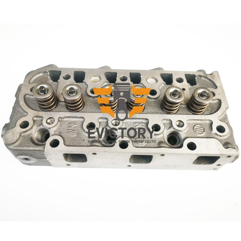 For KUBOTA D1005 Cylinder head assy complete valves springs + head gasket kit