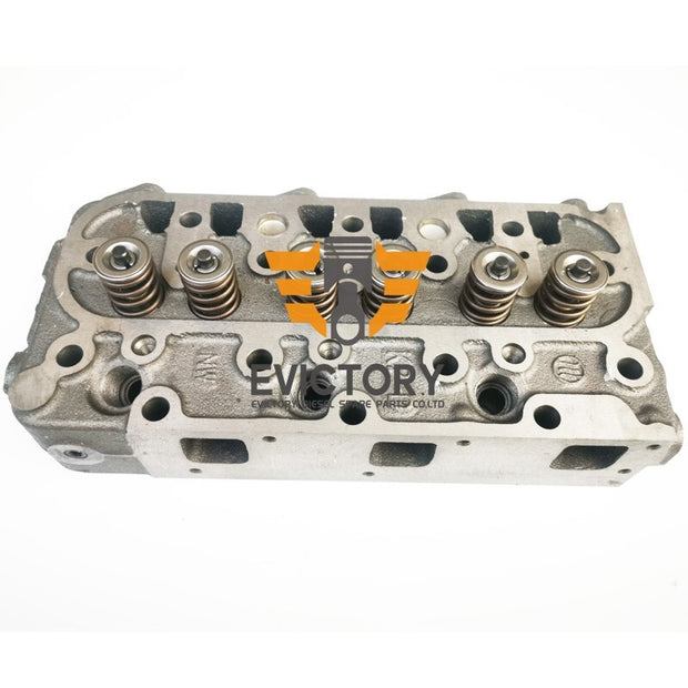 For KUBOTA D1005 Cylinder head assy complete valves springs + head gasket kit