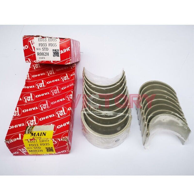 FD35 FD35T FD35-T Main connecting rod crankshaft conrod bearing set for forklift