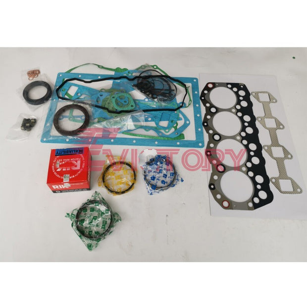 S4SDT S4SD overhaul kit piston ring + full gasket kit for Mitsubishi engine