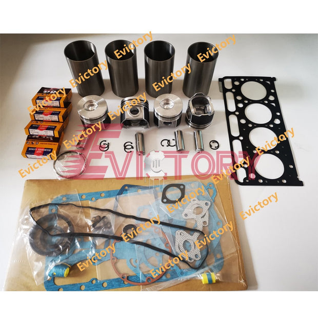 For KUBOTA engine V2003 V2003M rebuild kit valve piston liner gasket bearing