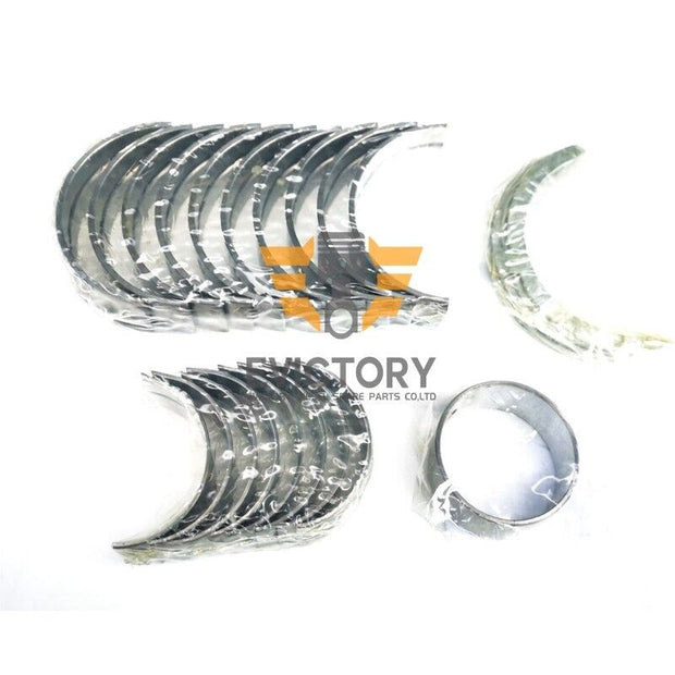 For Kubota V3600 rebuild kit piston with ring + big small bearing Tractor Engine