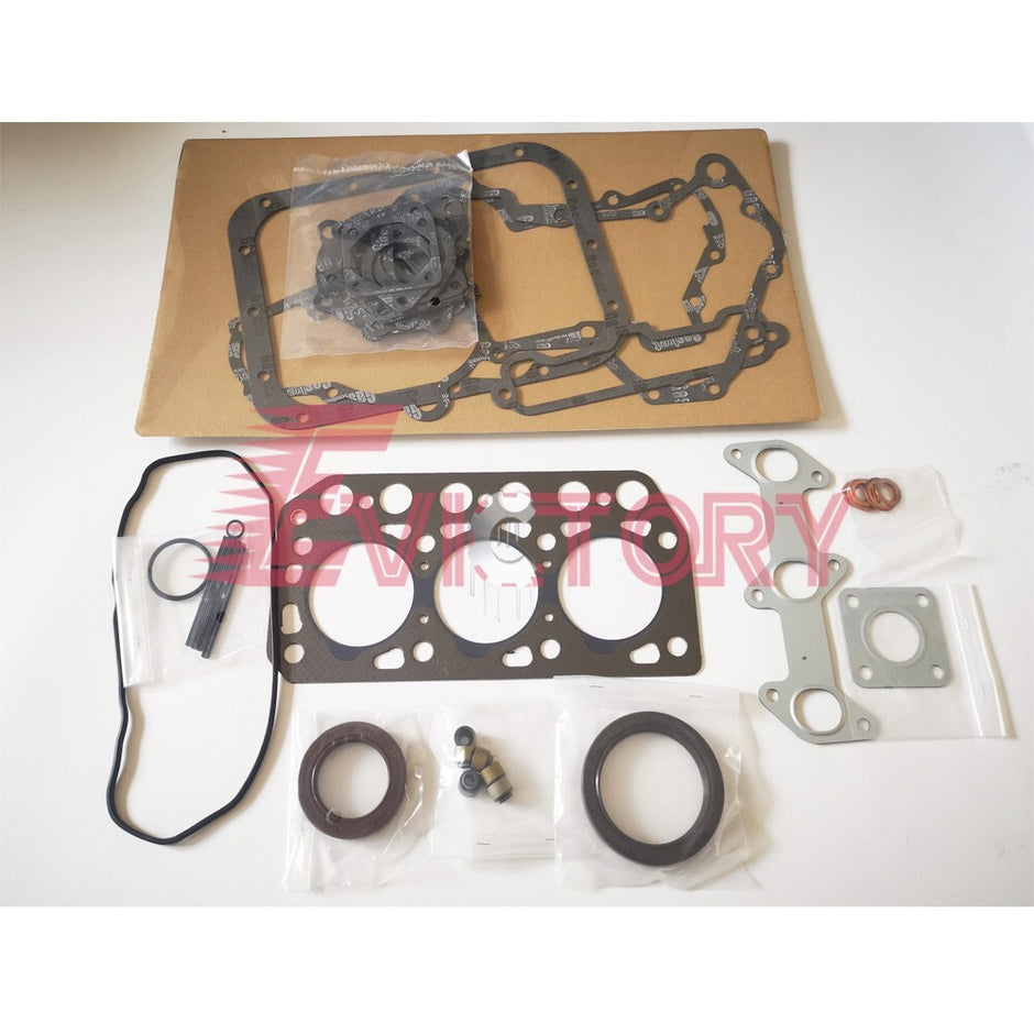 For MITSUBI K3D overhaul rebuild kit engine bearing + full gasket kit