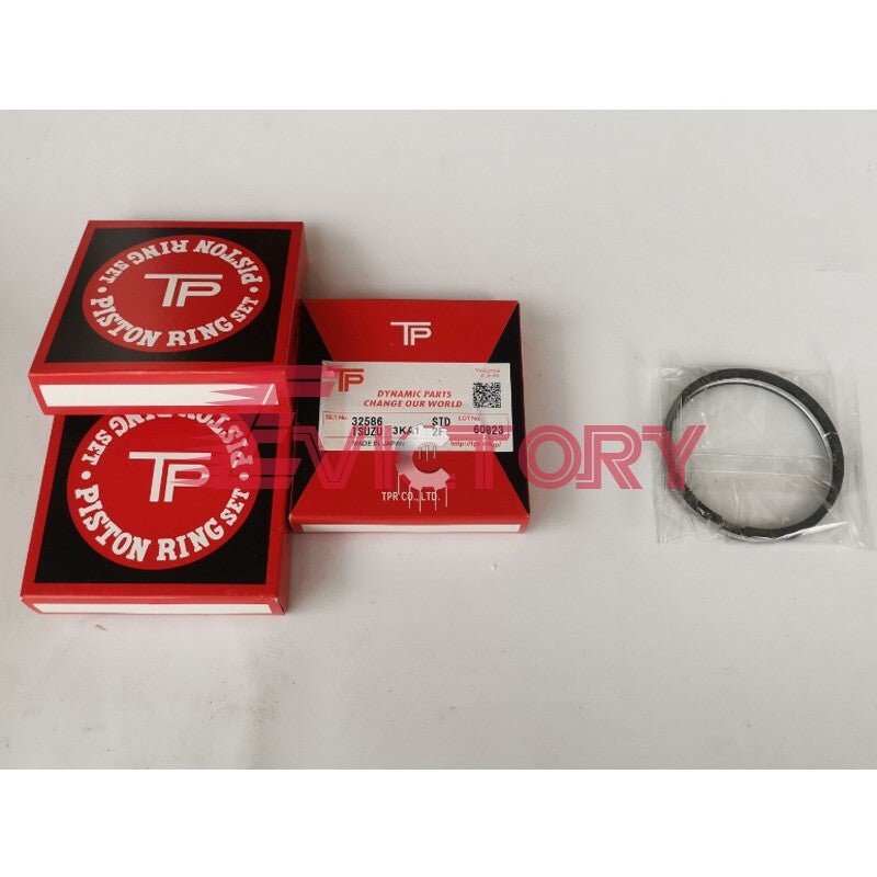 For ISUZU 3AB1 rebuild kit piston ring + full gasket kit TRACTOR TS3510 TS3510F