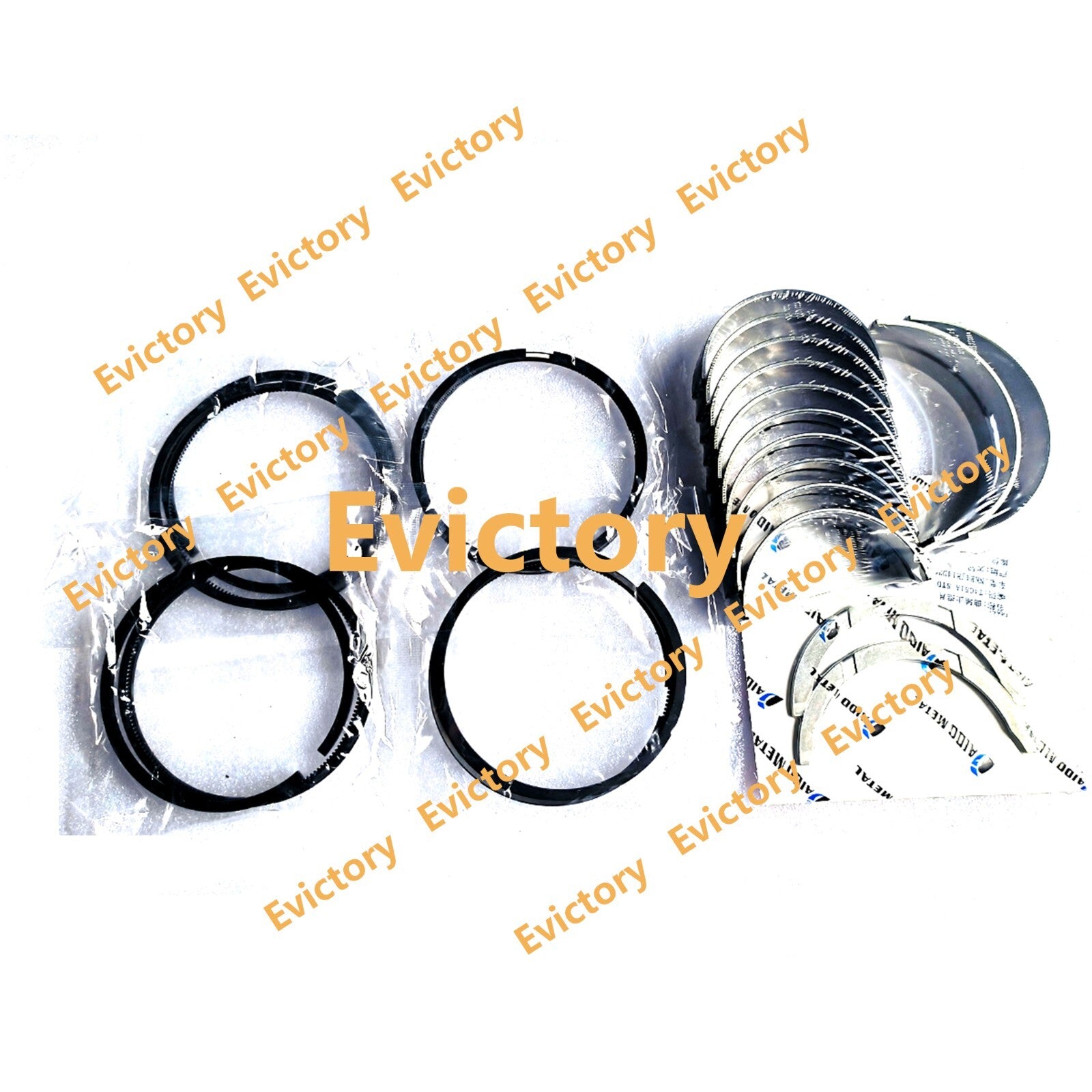 For ISUZU parts 4KH1 rebuild kit Piston ring full gasket kit engine bearings