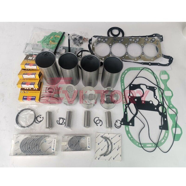 For forklift Isuzu 4JG2 overhaul rebuild kit Piston ring liner gasket bearing