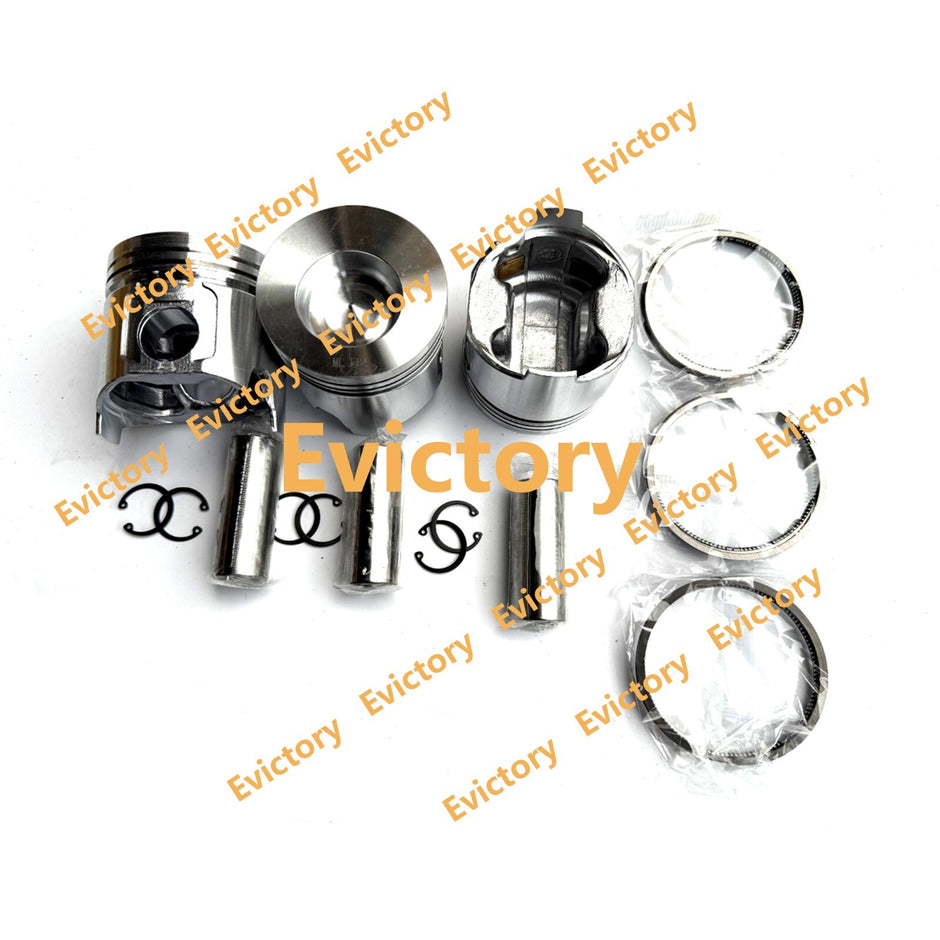 3D84-3 3D84E 3TNE84 overhaul rebuild kit + connecting rod For Yanmar spare parts