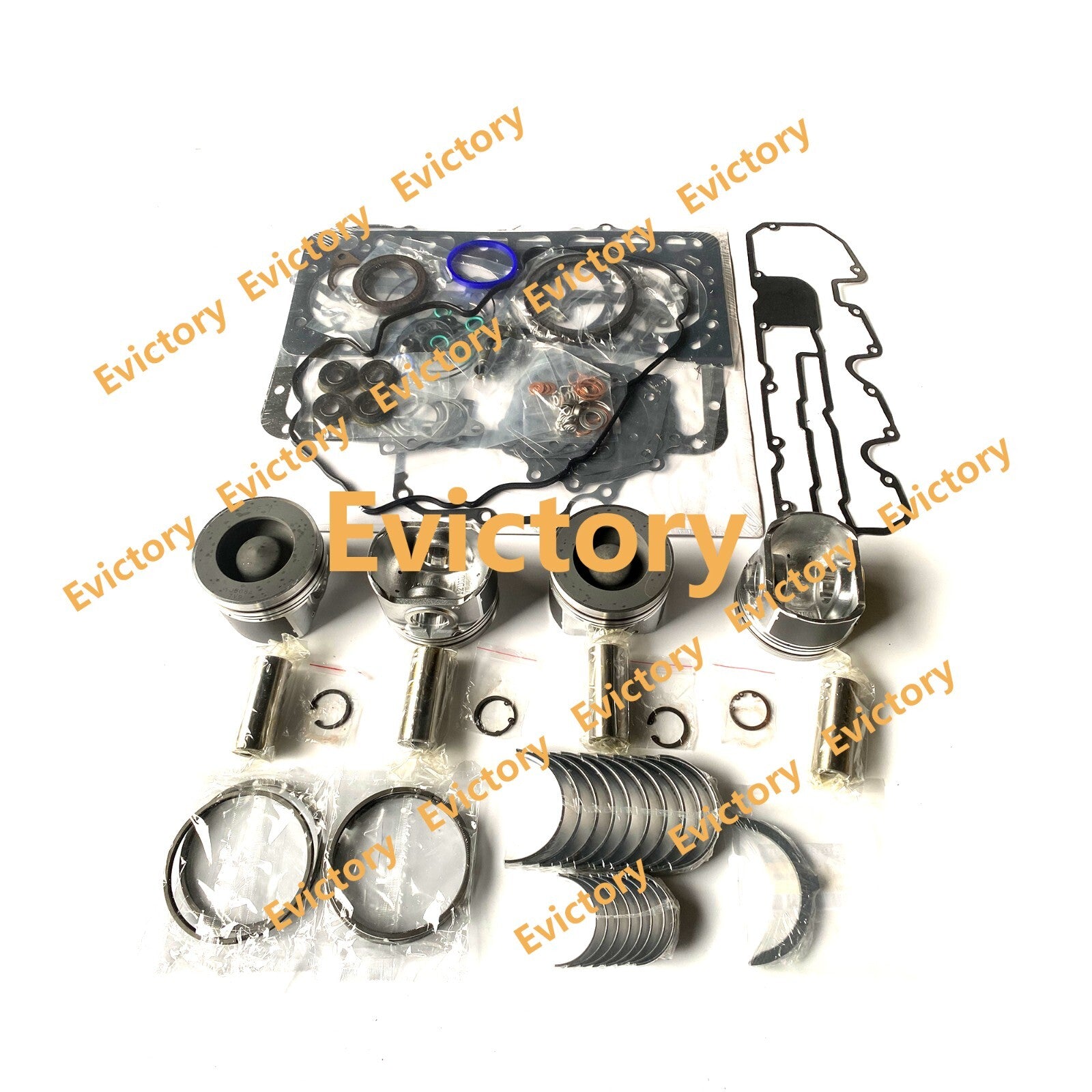 For Kubota V3800T V3800DI V3800-DI-T rebuild overhaul kit M105S Tractor