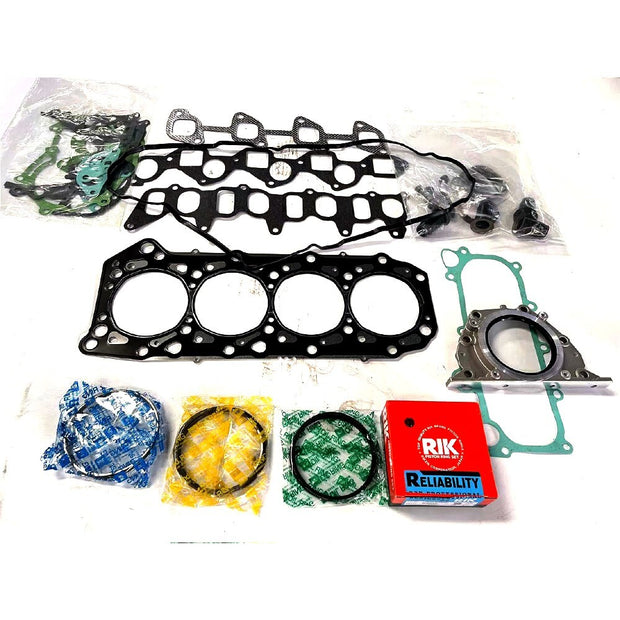 ZD30 Repair Rebuild Kit piston ring + complete full gasket kit