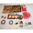 D750 piston ring + gasket + bearing set rebuild kit for Bobcat 453C 443 Loader