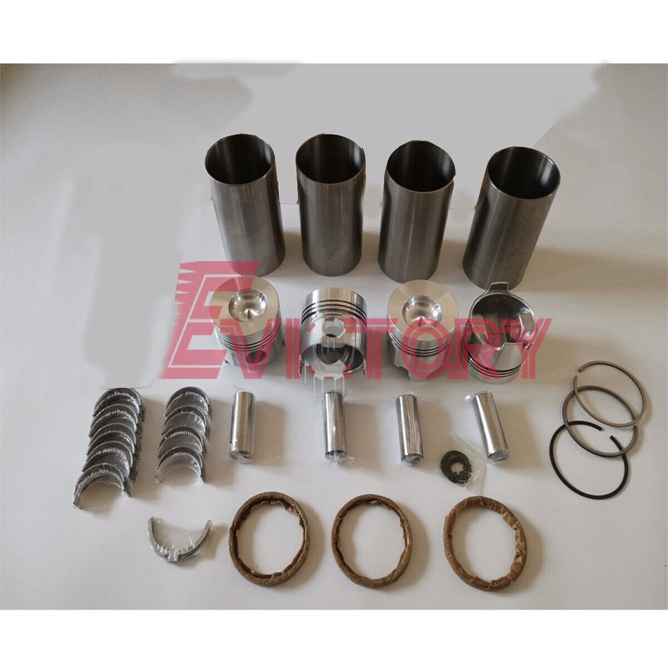 for YANMAR 4D84-2 4TN84 4TN84L rebuild kit piston+ring+liner set+all bearings