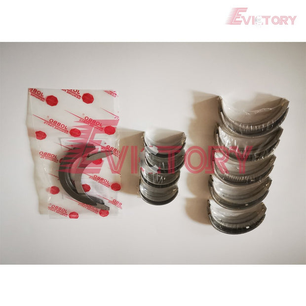 for MITSUBISHI engine S4Q2 S4Q-2 crankshaft + main con rod bearing set