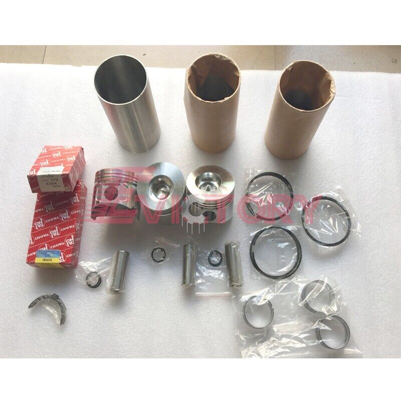 for Yanmar 3TN82TL 3TNE82 3TN82 rebuild kit water pump pistons SK30SR excavator