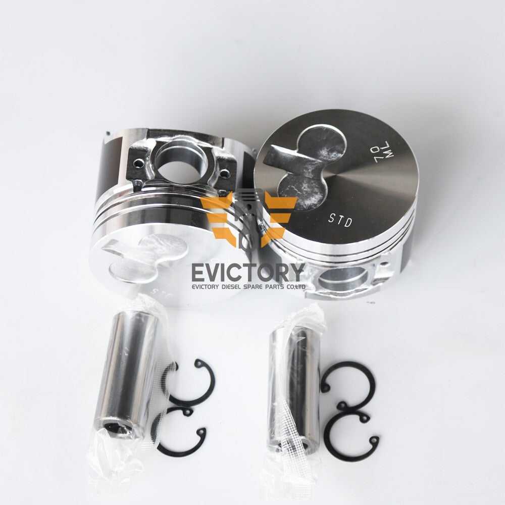 For YANMAR 2T72 rebuild kit piston ring set tractor engine parts