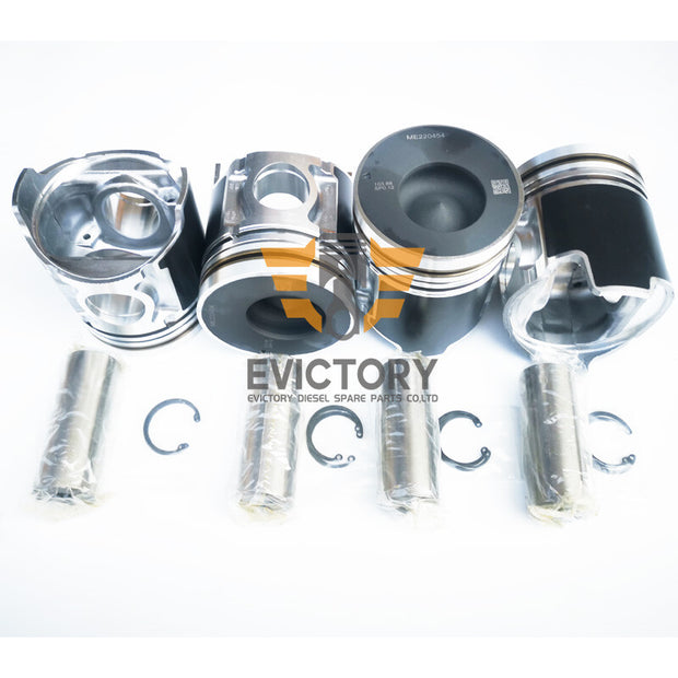 For MITSUBISHI 4D34 4D34T overhaul rebuild Kit Fuso Canter truck excavator