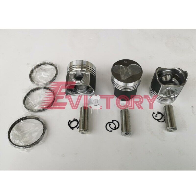 For KUBOTA D1503 overhaul kit piston + ring set + cylinder head gasket kit