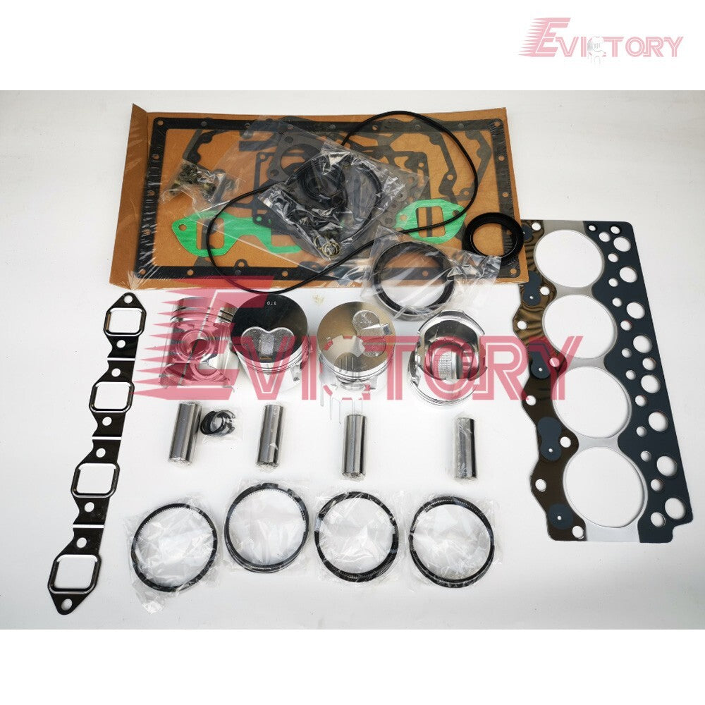 For Komatsu oversize 020 +0.50mm 4D95L 4D95S rebuild overhaul kit piston ring